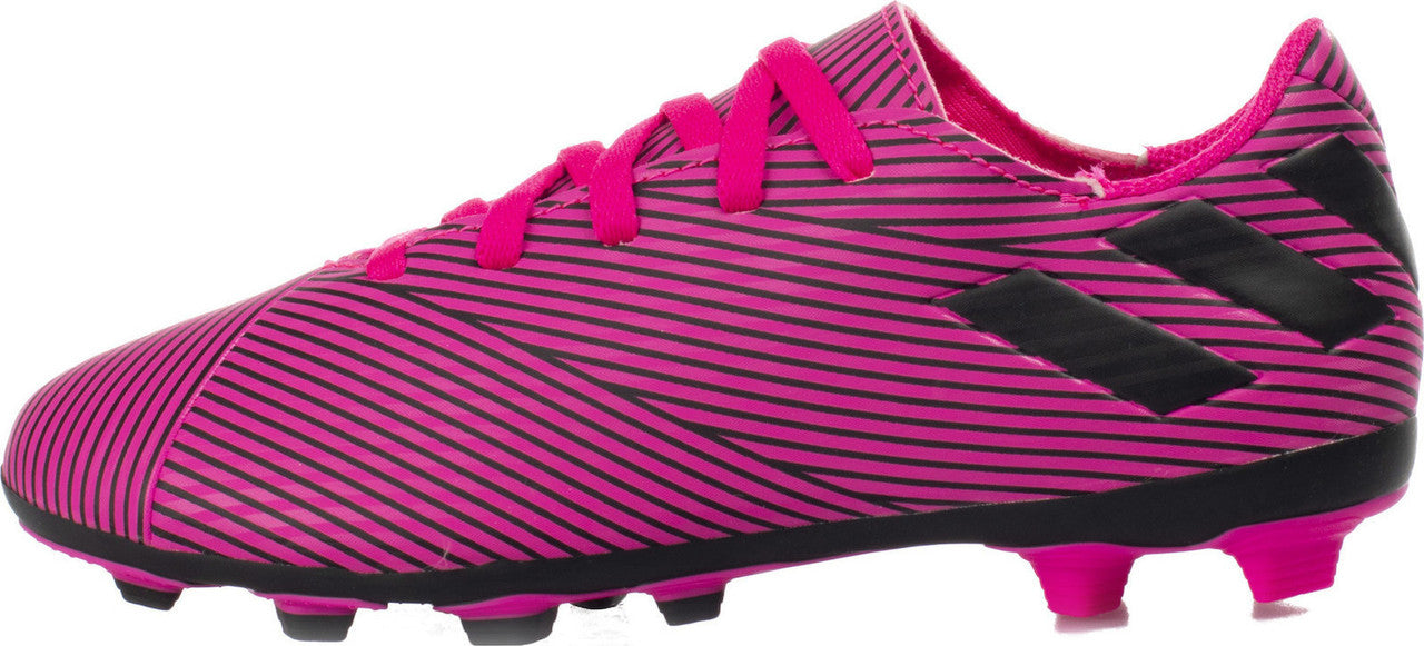 adidas Junior Nemeziz 19.4 FG - Shock Pink/Core Black Youth Firm Ground Youth 10 Shock Pnk/Core Blk - Third Coast Soccer