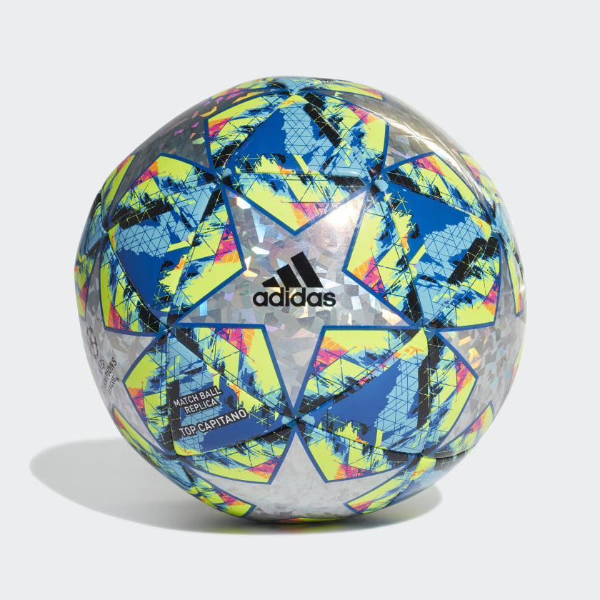adidas Finale Top Capitano Ball Balls Size 5 Mult/Bright Cyan/Solar Yellow - Third Coast Soccer