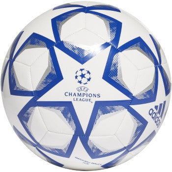 adidas Finale 20 Club Ball - White/Team Royal Blue/Silver Balls White/Team Royal Blue Size 5 - Third Coast Soccer