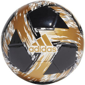 adidas Capitano Club Ball - Black/White/Gold Metallic/Silver Balls Black/White/Gold Size 5 - Third Coast Soccer
