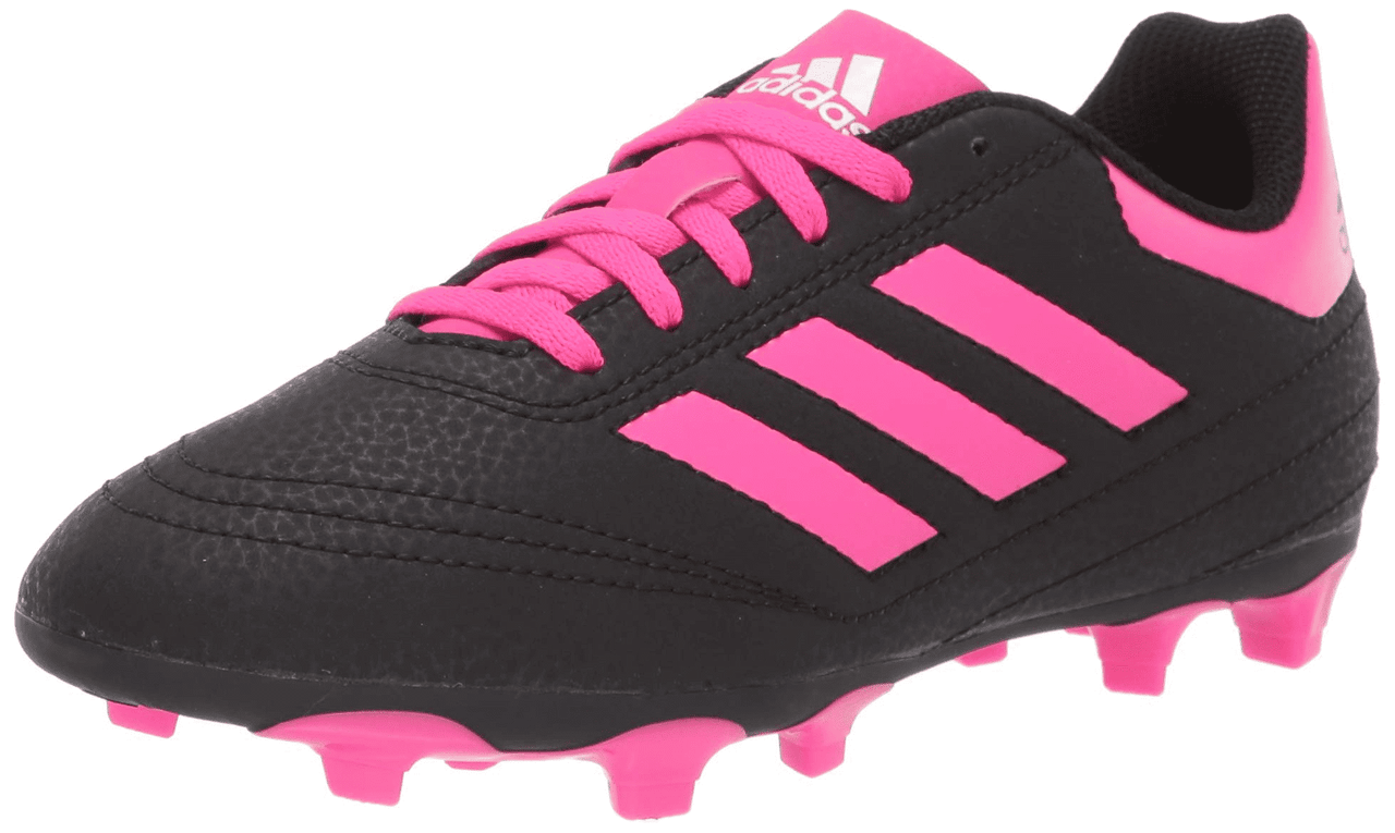 adidas Junior Goletto VI FG - Black/Shock Pink/White Youth Footwear - Third Coast Soccer