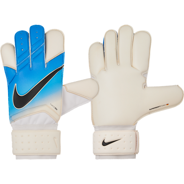 Nike GK Grip 3 Glove - White/Photo Blue Gloves 11 White/Photo Blue - Third Coast Soccer