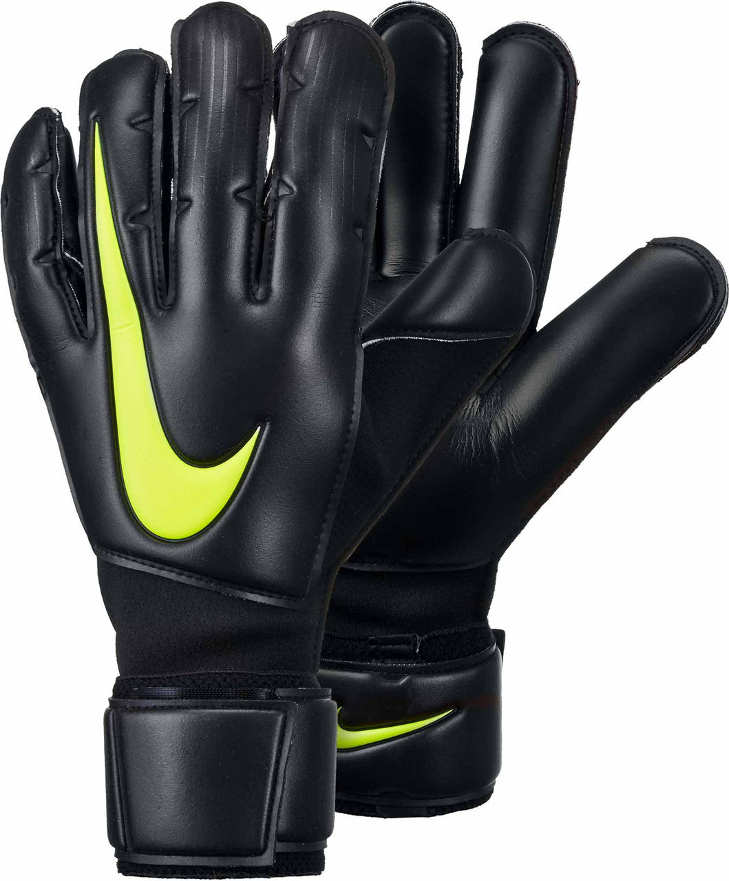 Nike Vapor Grip 3 Glove - Black/Black/Volt Gloves Black/Black/Volt 11 - Third Coast Soccer