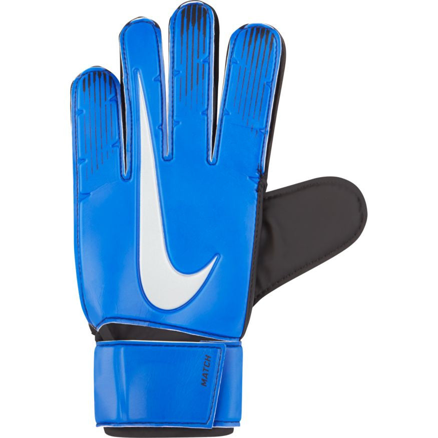 Nike GK Match Glove - Racer Blue/Black/Metallic Silver Gloves Racer Blue/Black/Metallic Silv Size 11 - Third Coast Soccer