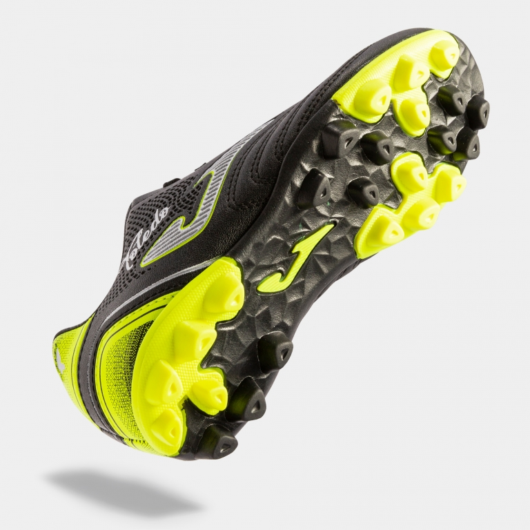 Joma Toledo Jr FG - Black/Yellow Youth Footwear Black/Yellow Youth 10 - Third Coast Soccer