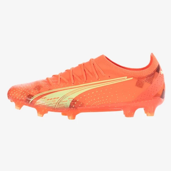 Puma Ultra Ultimate FG - Fiery Coral/Fizzy Light/Puma Black Men's Footwear Closeout - Third Coast Soccer