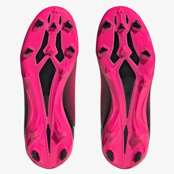 adidas Junior X Speedportal.3 Laceless FG - Shock Pink/White/Black Youth Footwear Closeout - Third Coast Soccer