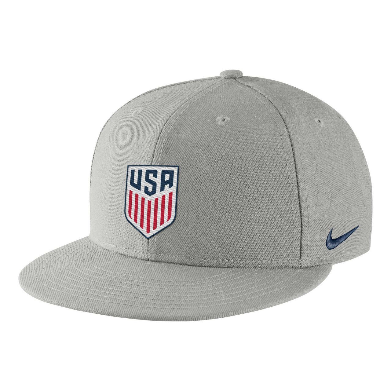 Nike USMNT Pro Flatbill Cap - Pewter Grey Hats - Third Coast Soccer