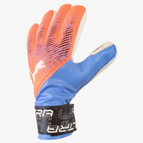 Puma Ultra Protect 3 Goalkeeper Glove - Orange/Blue Gloves Ultra Orange/Blue Glimm Size 10 - Third Coast Soccer