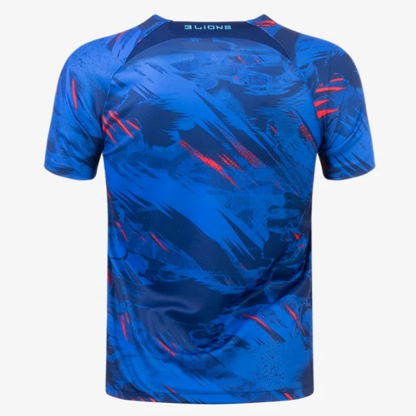 Nike England Pre-Match Jersey 2022 International Replica Closeout Mens Medium Blue Void/Game Royal/Blue Fury - Third Coast Soccer