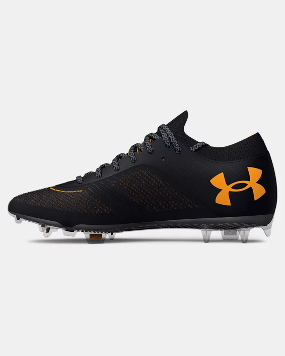 Under Armour Shadow Pro FG - Black/White/Orange Mens Footwear Black/White/Orange Mens 9.5 - Third Coast Soccer