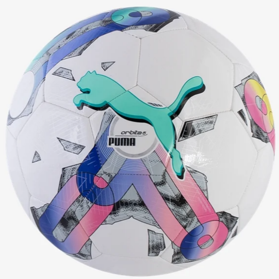 PUMA Orbita 6 MS Ball - White/Multicolor Balls White/Multicolor 3 - Third Coast Soccer