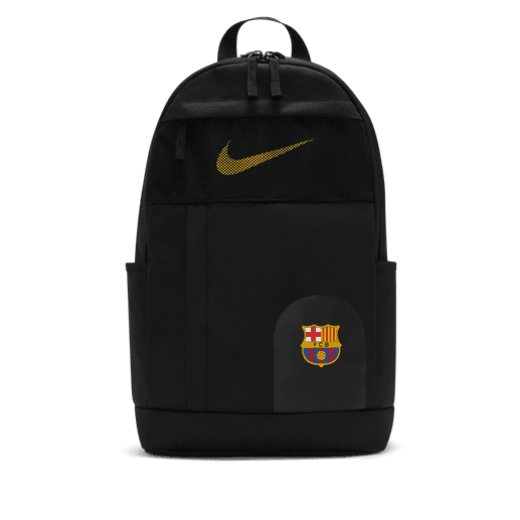 Nike FC Barcelona Elemental Backpack - Black/Varsity Maize Equipment Black/Varsity Maize - Third Coast Soccer