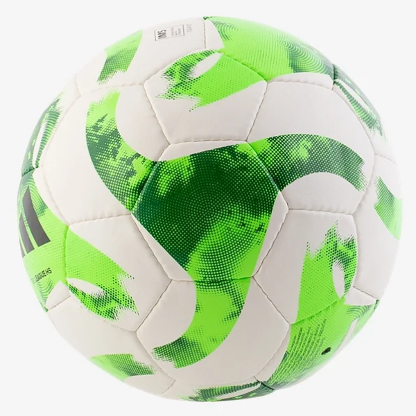 adidas Tiro League Match Ball - White/Team Solar Green/Black Balls - Third Coast Soccer