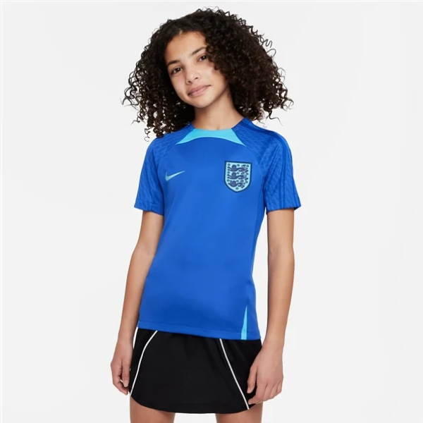 Nike England Youth Strike Training Jersey 2022 International Replica Closeout Youth Small Game Royal/Blue Fury - Third Coast Soccer