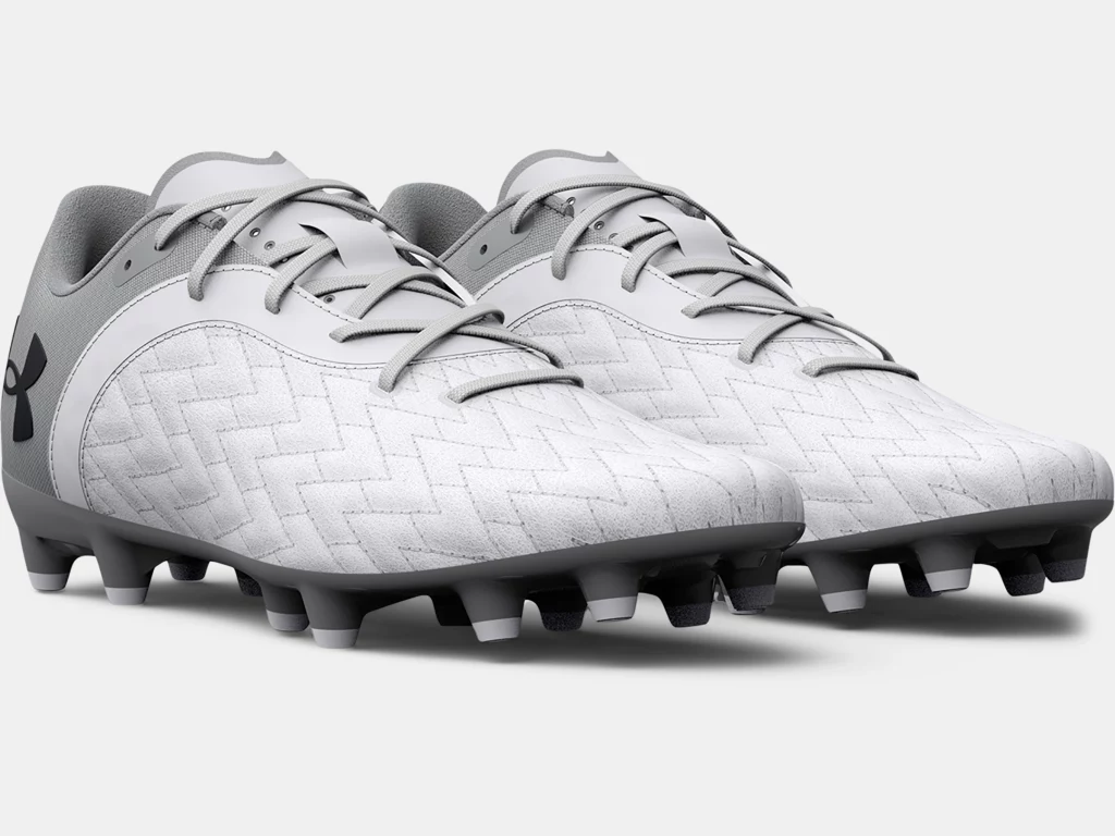 Under Armour Magnetico Select 2.0 FG - White Mens Footwear Mens 6.5 White/Metallic Silver - Third Coast Soccer