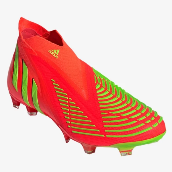 adidas Predator Edge+ FG - Solar Red/Solar Green/Black Men's Footwear Closeout - Third Coast Soccer