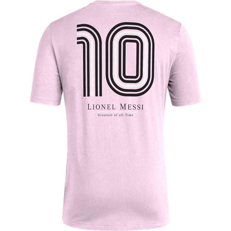 adidas Messi Heritage 10 Tee - Pink Club Replica - Third Coast Soccer