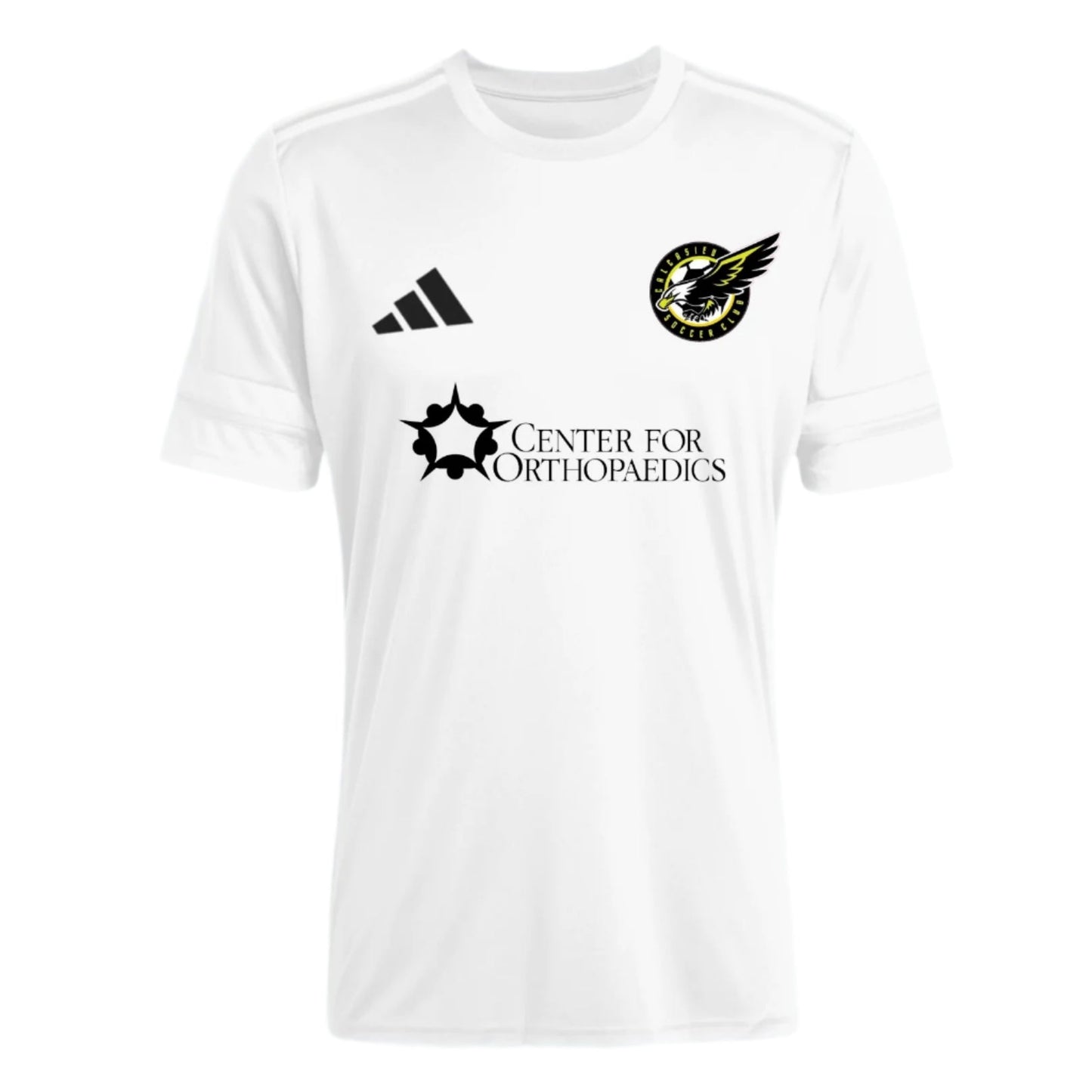 adidas CSC Men's Squadra 25 Jersey - White Calcasieu Soccer Club 25-27 - Third Coast Soccer
