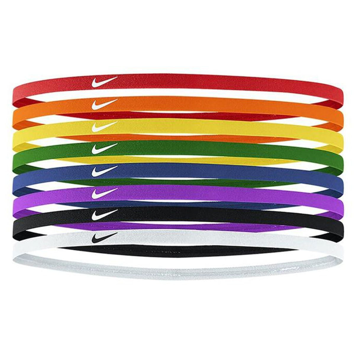 Nike Skinny Headbands (8 Pack) Player Accessories Pimento/Orange Blaze/Sunlight - Third Coast Soccer