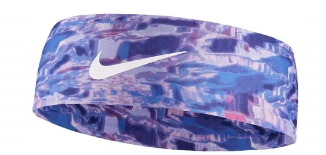 Nike Fury Printed Headband 3.0 - Lapis/White Player Accessories - Third Coast Soccer