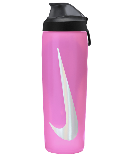 Nike Refuel Bottle 24OZ With Locking Lid - Pink Spell/Black Drinkware - Third Coast Soccer