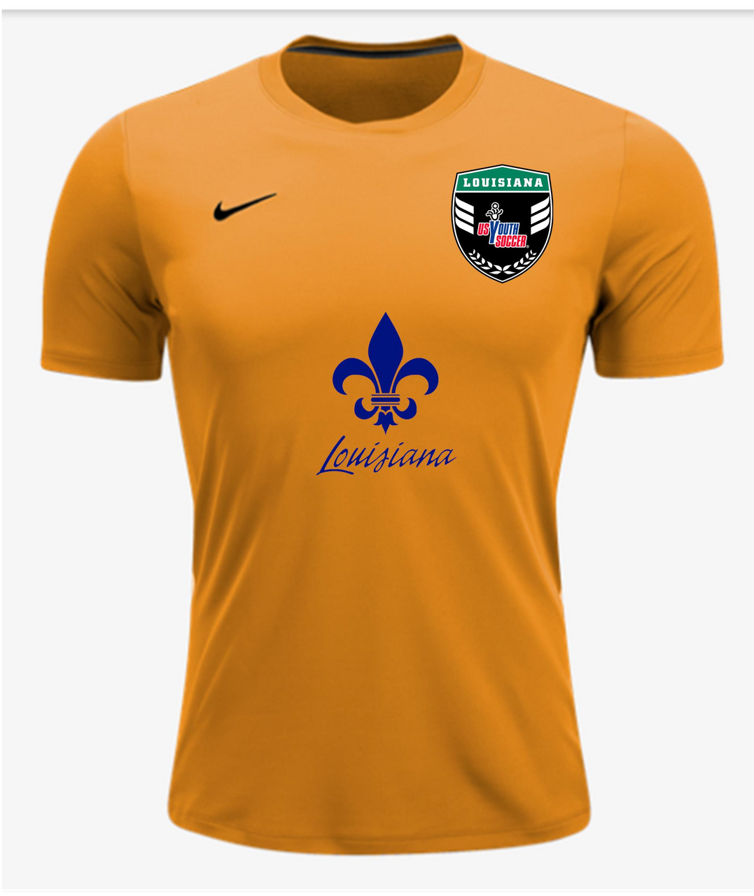 Nike LSA ODP Men's Park VI Jersey - Gold Louisiana ODP Mens Small Gold - Third Coast Soccer