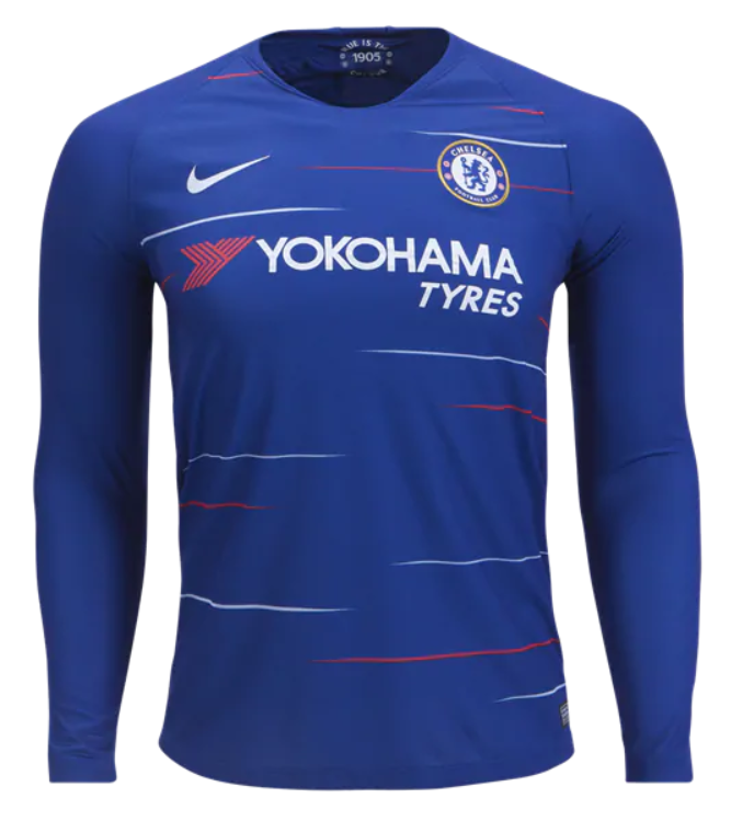 Nike Chelsea FC Home L/S Jersey 18/19 Club Replica Mens Small - Third Coast Soccer