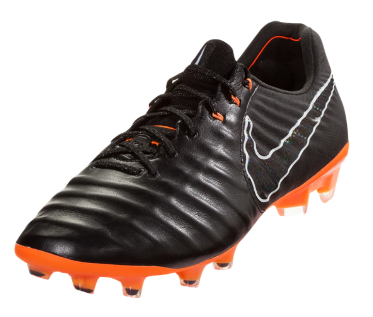 Nike Legend 7 Elite FG - Black/Total Orange/Black/White Mens Firm Ground Black/Total Orange/Black/White Mens 6.5 - Third Coast Soccer
