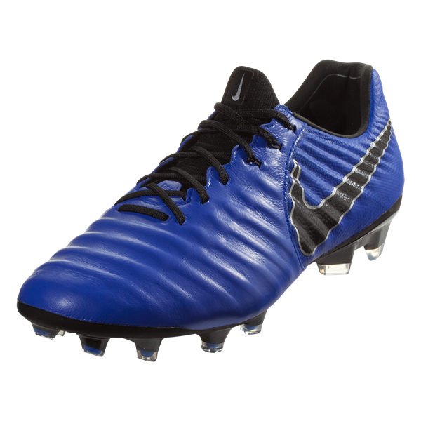Nike Tiempo Legend VII Elite FG - Racer Blue/Black/Metallic Silver Mens Firm Ground Mens 6.5 Racer Blue/Black - Third Coast Soccer