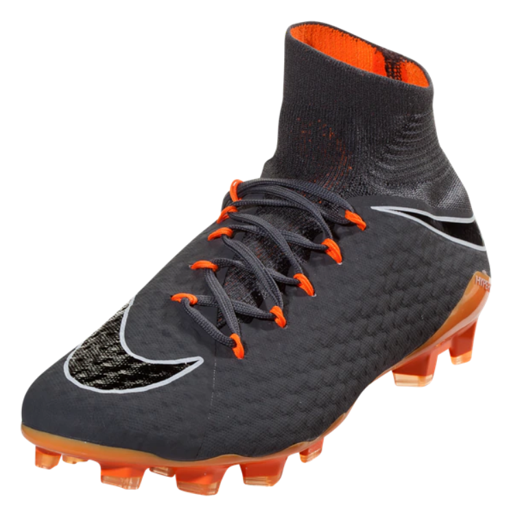 Nike Hypervenom Phantom 3 Pro DF FG - Dark Grey/Total Orange/White Mens Firm Ground Dark Grey/Total Orange/White Mens 6.5 - Third Coast Soccer