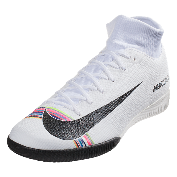 Nike Mercurial Superflyx Vi Academy Ic - Platinum/Black/White Mens Indoor Mens 6.5 White/Black/Pure Platinum - Third Coast Soccer