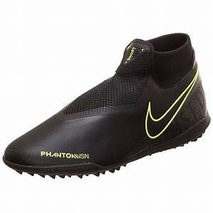 Nike Phantom Vision Academy Turf - Black/Volt Mens Turf Mens 6.5 Black/Volt - Third Coast Soccer
