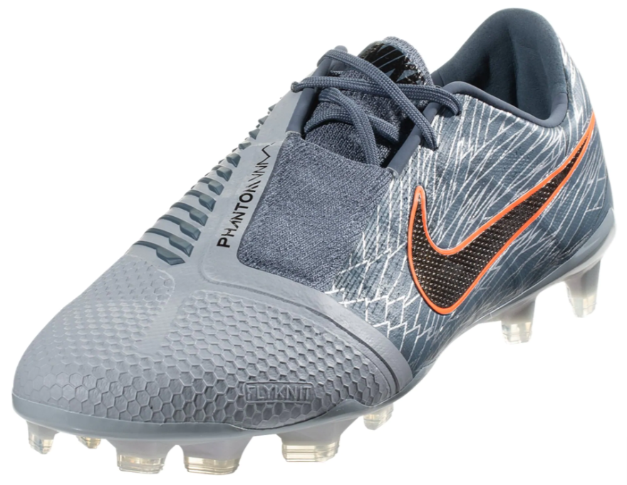 Nike Phantom Venom Elite FG - Wolf Grey/Black/Armory Blue/Pure Platnium/Hyper Crimson Mens Firm Ground Mens 6.5 Wolf Grey/Black/Armory Blue - Third Coast Soccer