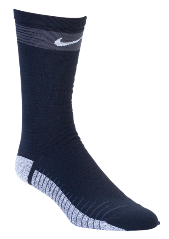 Nike Grip Strike Light Crew Sock - Black/Anthracite/White Socks Black/Anthracite/White Small (1Y-4Y) - Third Coast Soccer