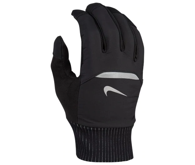 Nike Shield Running Gloves Player Accessories Grey/Silver Xl - Third Coast Soccer