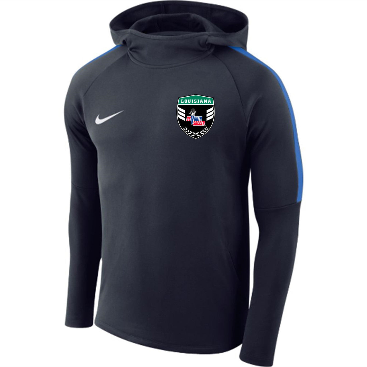 Nike LSA ODP Academy 18 Hoody Louisiana ODP Mens Small Navy - Third Coast Soccer