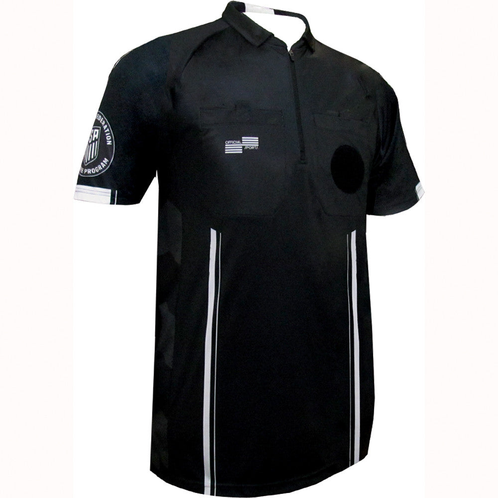 Official Sports USSF Pro Jersey - Black Referee - Third Coast Soccer