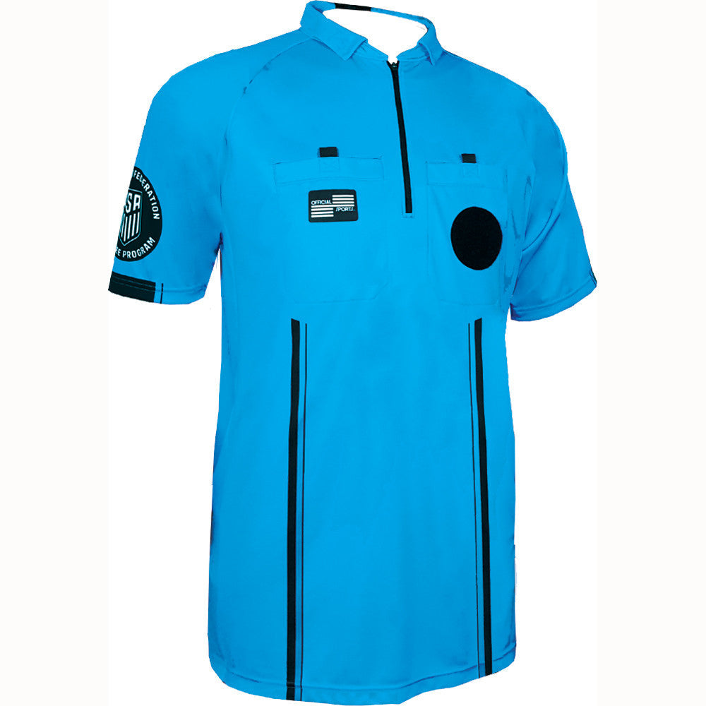 Official Sports USSF Pro Jersey - Blue Referee - Third Coast Soccer