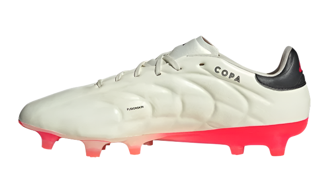 adidas Copa Pure 2 Elite FG - Ivory/Black/Solar Red Mens Footwear - Third Coast Soccer