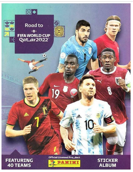 Panini Road To World Cup 2022 Qatar Sticker Album Player Accessories Album - Third Coast Soccer