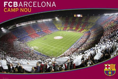 PRS FCB Camp Nou Poster Posters 24" X 36" - Third Coast Soccer