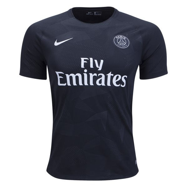Nike Paris St. Germain 3rd Jersey 17/18 Club Replica Black/Pure Platinum Mens Small - Third Coast Soccer