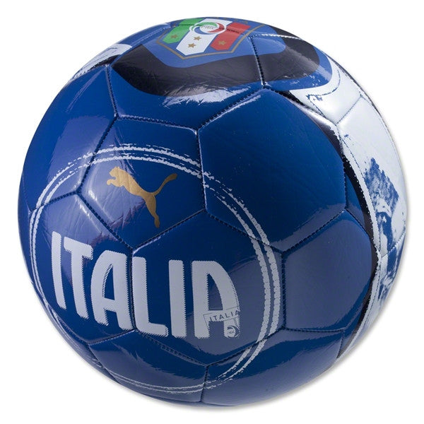 Puma Italy Figc Fan Ball Balls White/Navy/Power Blue 5 - Third Coast Soccer