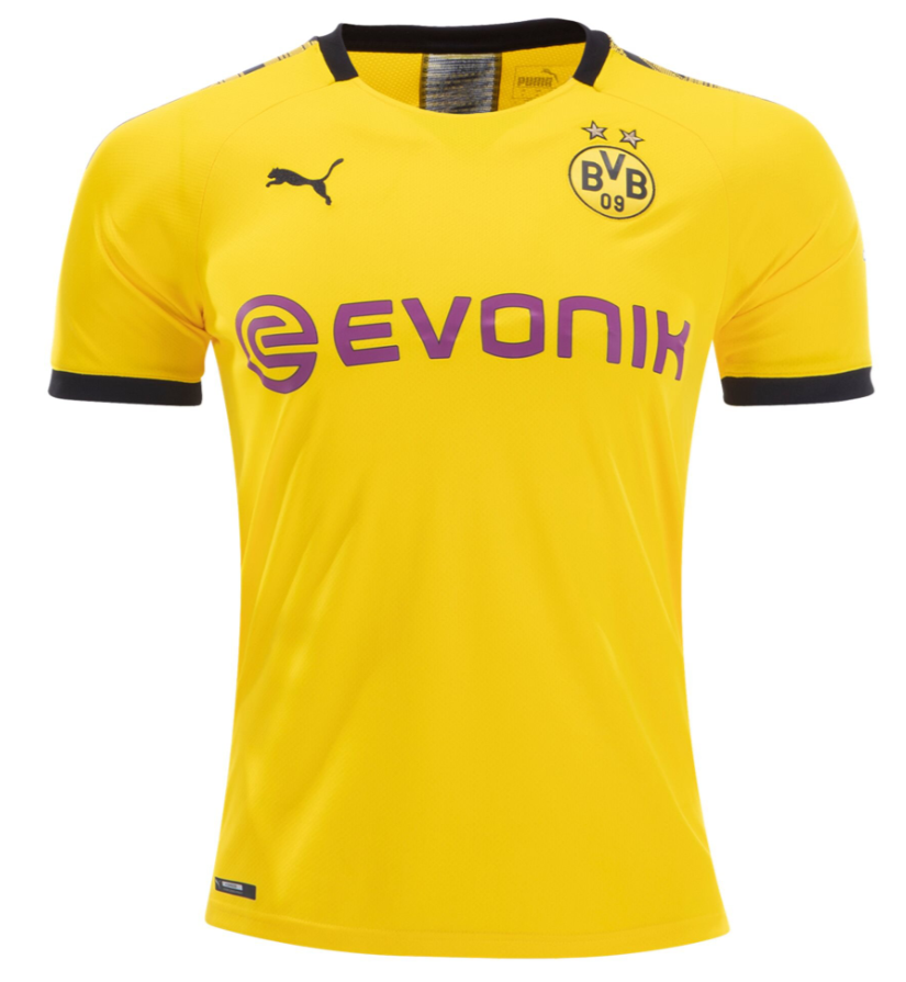 PUMA Borussia Dortmund Home Jersey 19/20 Club Replica Mens Small - Third Coast Soccer