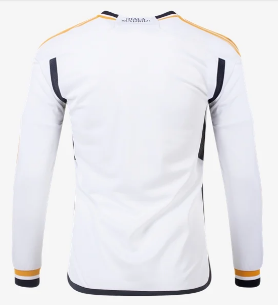 adidas Real Madrid Home Long Sleeve Jersey 23/24 Club Replica - Third Coast Soccer