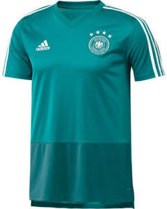 adidas Germany Training Jersey 2018 - Green/Real Teal/White International Replica Green/Reatea/White Mens Small - Third Coast Soccer