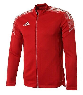 adidas Condivo 21 Track Jacket - Red/White Jackets - Third Coast Soccer