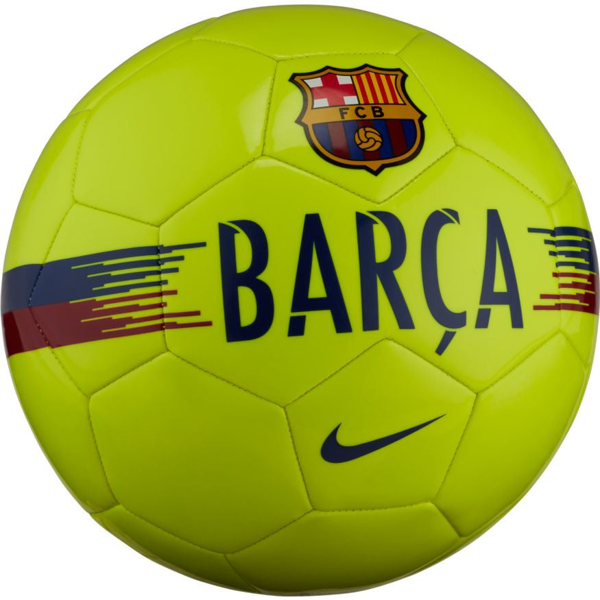 Nike Fc Barcelona Supporters Ball - Volt/Noble Red/Deep Royal Blue Balls Volt/Noble Red/Deep Royal Blue Size 5 - Third Coast Soccer