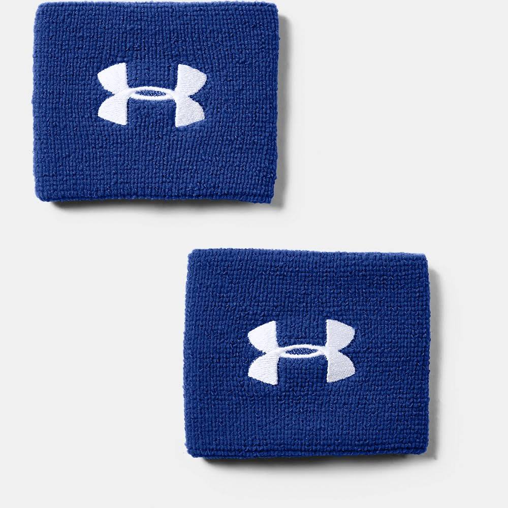 Under Armour Men's 3" Performance Wristband - Royal/White Player Accessories - Third Coast Soccer